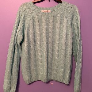 Cable knit sweater